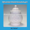 Elegant ceramic storage tank for tea,ceramic caddy